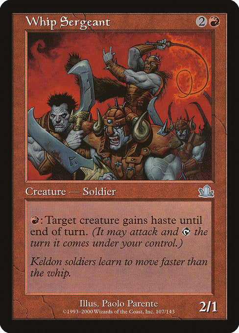 Whip Sergeant - Foil