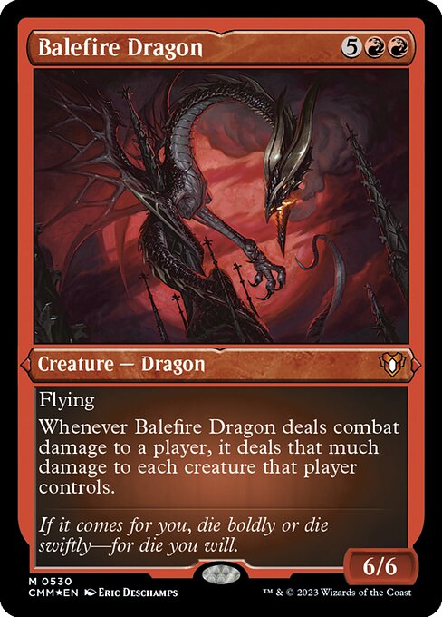 Balefire Dragon - Foil-Etched