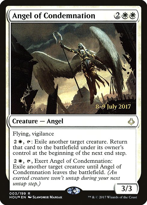 Angel of Condemnation - Foil - Prerelease Promo