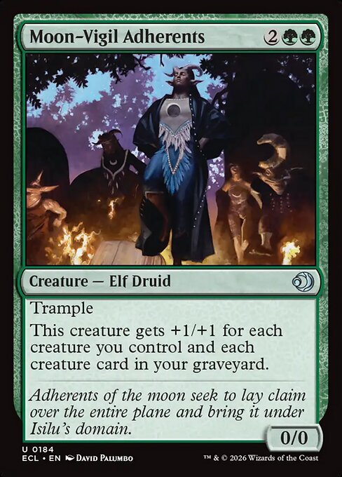 Moon-Vigil Adherents - Foil