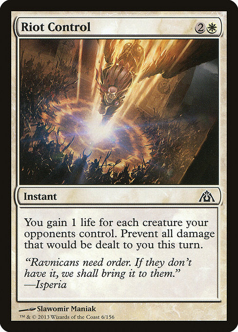 Riot Control - Foil
