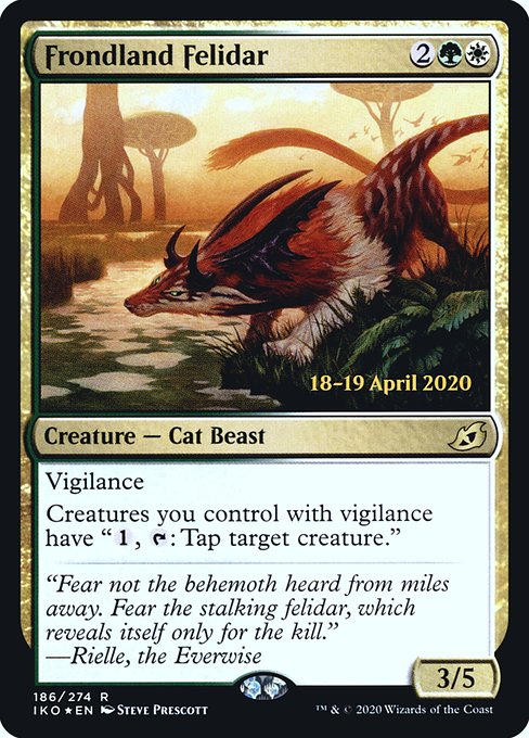 Frondland Felidar - Foil - Prerelease Promo