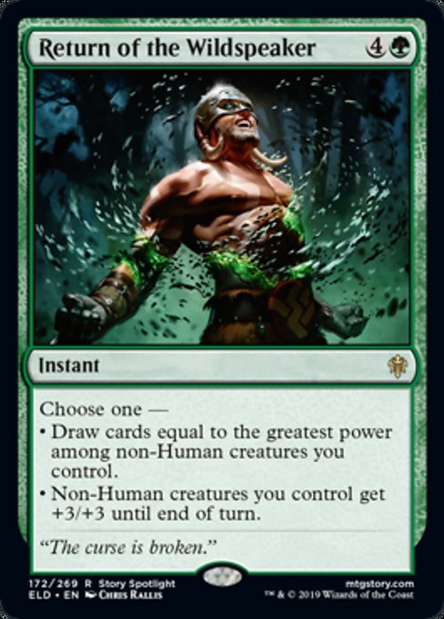 Return of the Wildspeaker - Foil