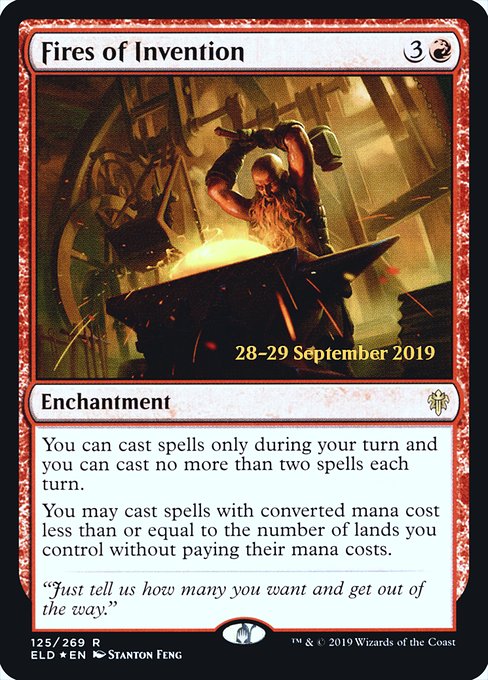 Fires of Invention - Foil - Prerelease Promo