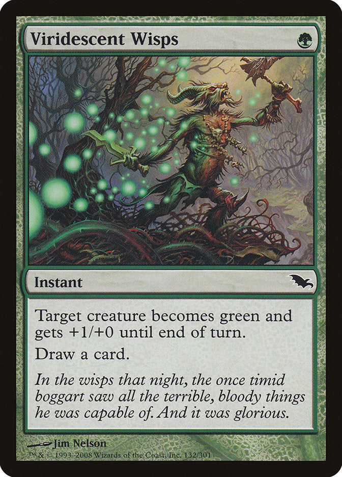 Viridescent Wisps - Foil