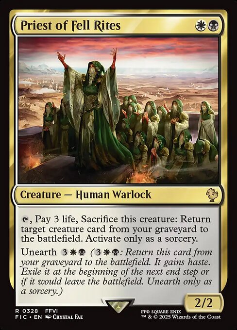 Priest of Fell Rites - Surge Foil