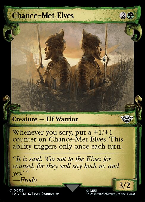 Chance-Met Elves - Silver Foil