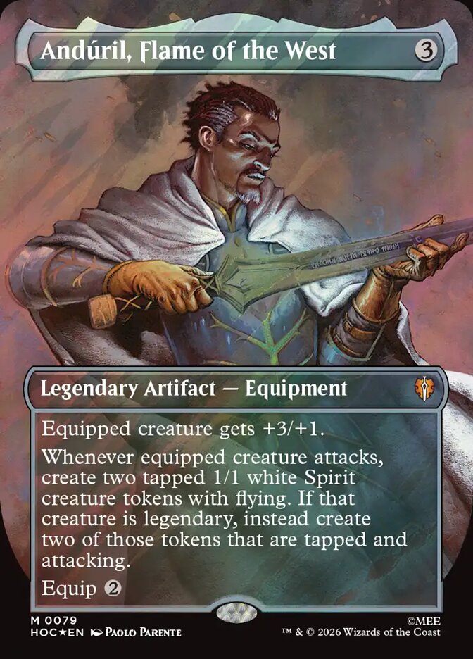 Anduril, Flame of the West - Surge Foil