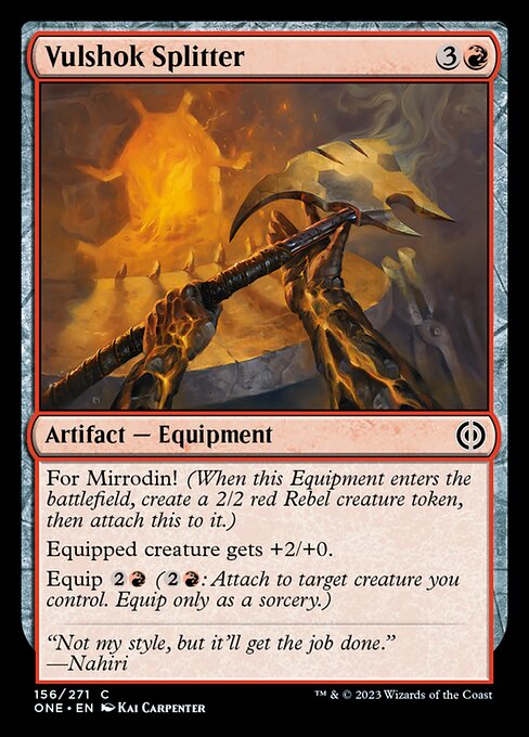 Vulshok Splitter - Foil