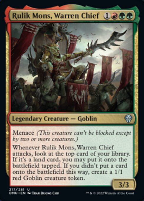 Rulik Mons, Warren Chief - Foil