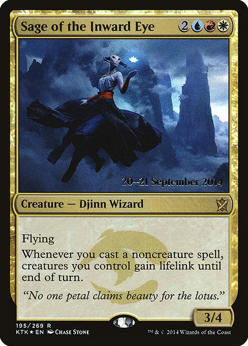 Sage of the Inward Eye - Foil - Prerelease Promo