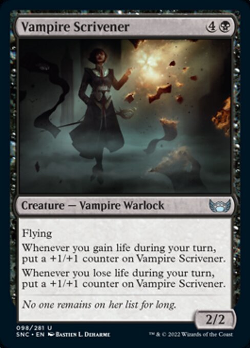 Vampire Scrivener - Foil