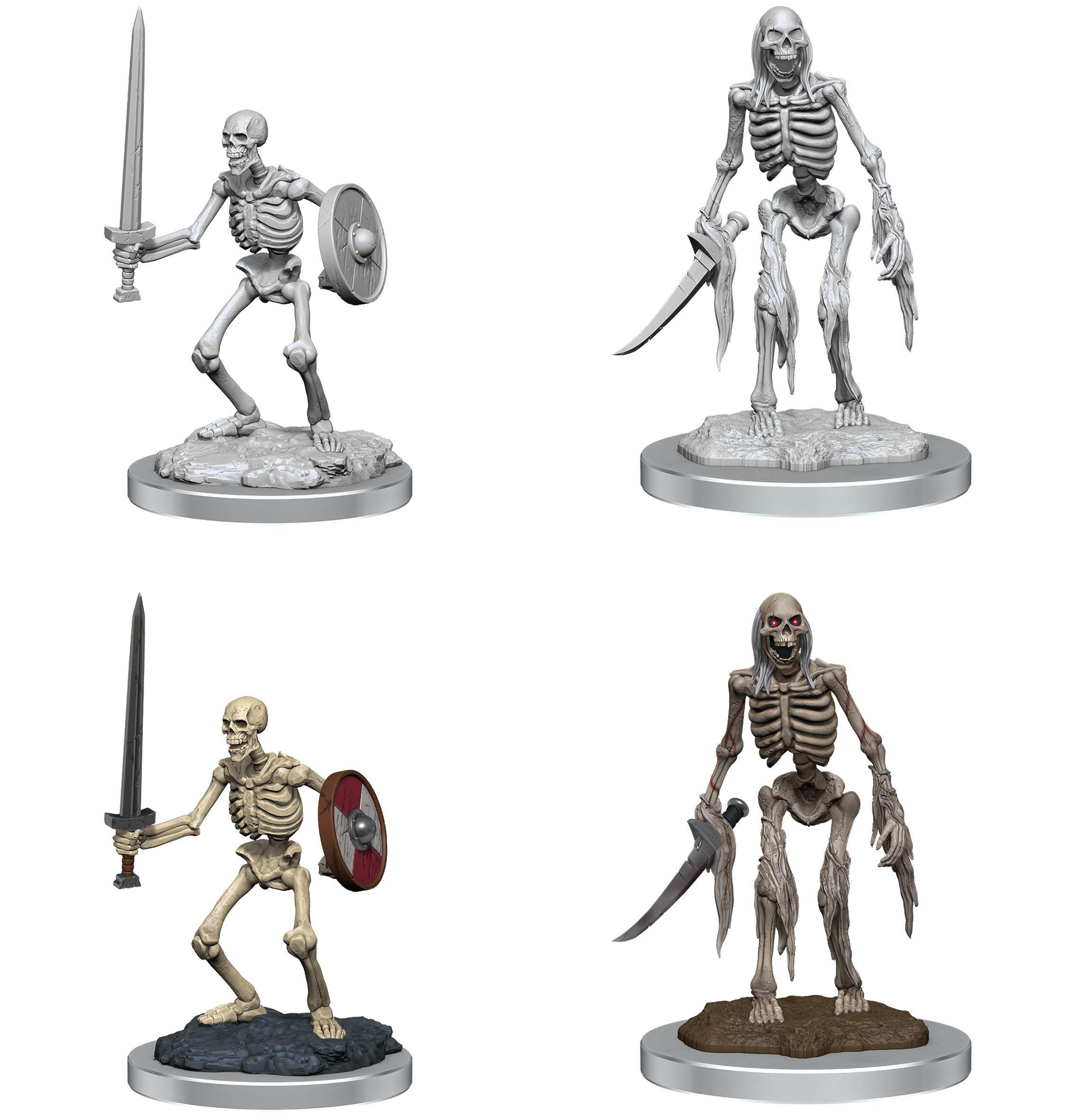 Pathfinder Battles Unpainted Minis - Skeletons Variant