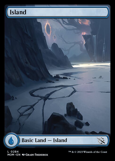 Island (284) - Full Art - Foil