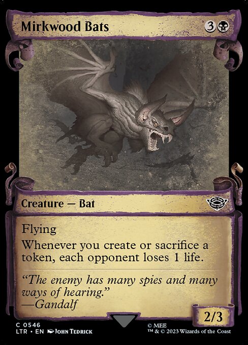 Mirkwood Bats - Silver Foil