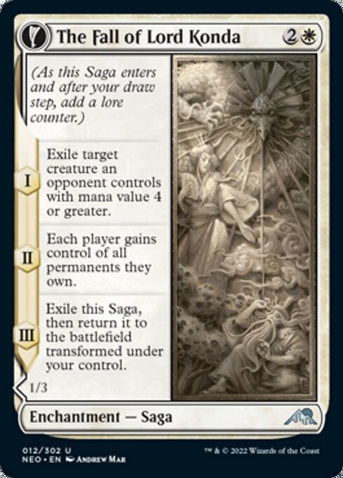 The Fall of Lord Konda - Foil