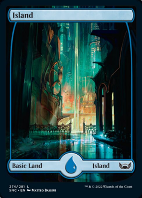 Island (274) - Full Art - Foil