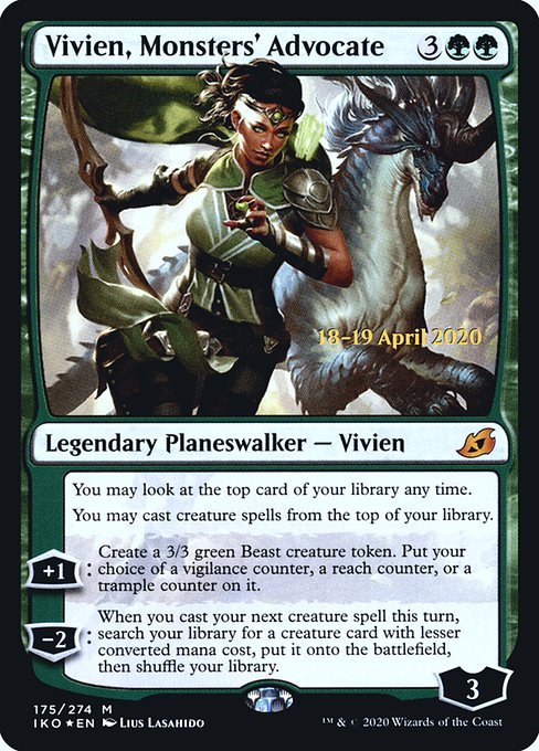 Vivien, Monsters' Advocate - Foil - Prerelease Promo