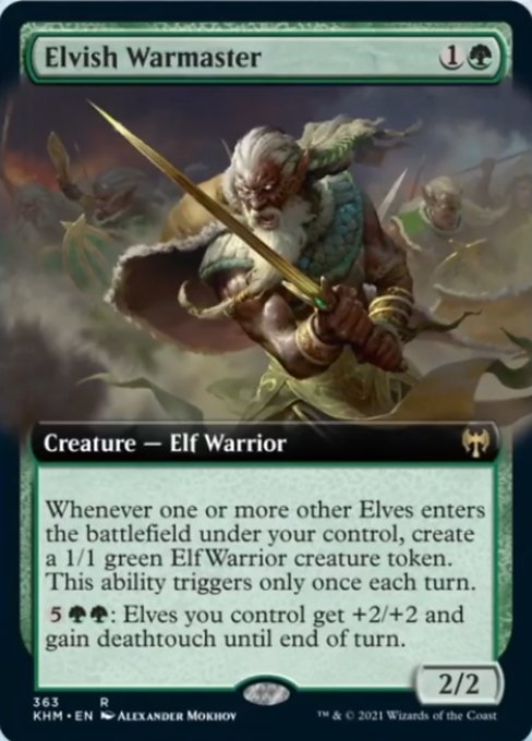 Elvish Warmaster - Foil
