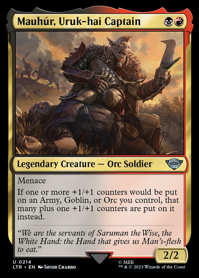 Mauhur, Uruk-hai Captain - Foil