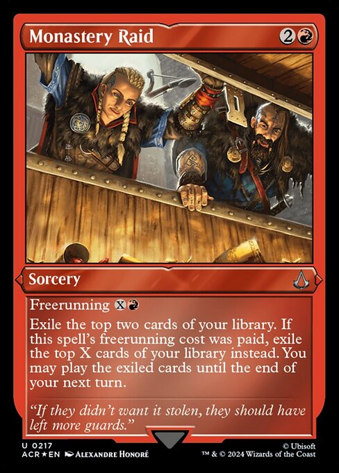 Monastery Raid - Foil-Etched