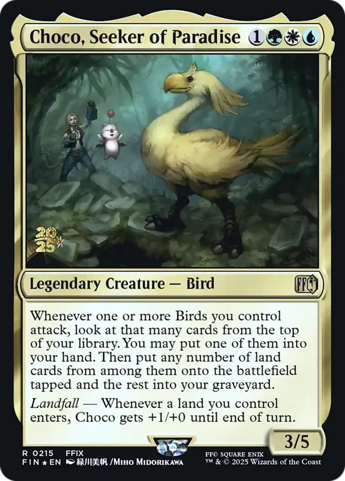 Choco, Seeker of Paradise - Foil - Prerelease Promo
