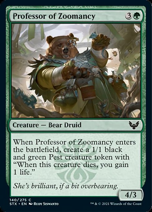 Professor of Zoomancy - Foil
