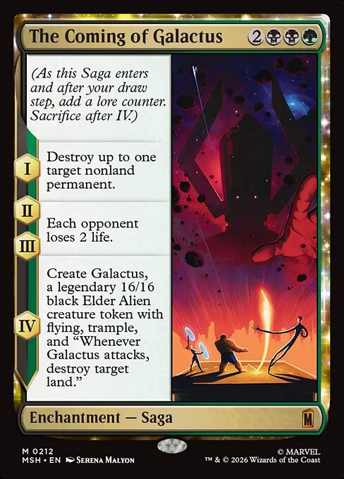 The Coming of Galactus - Foil