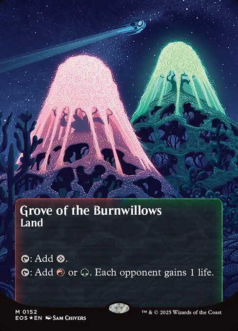Grove of the Burnwillows - Galaxy Foil