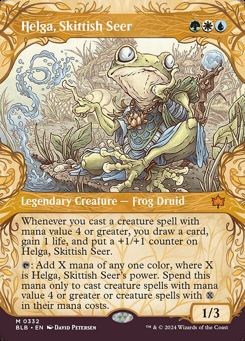 Helga, Skittish Seer - Foil