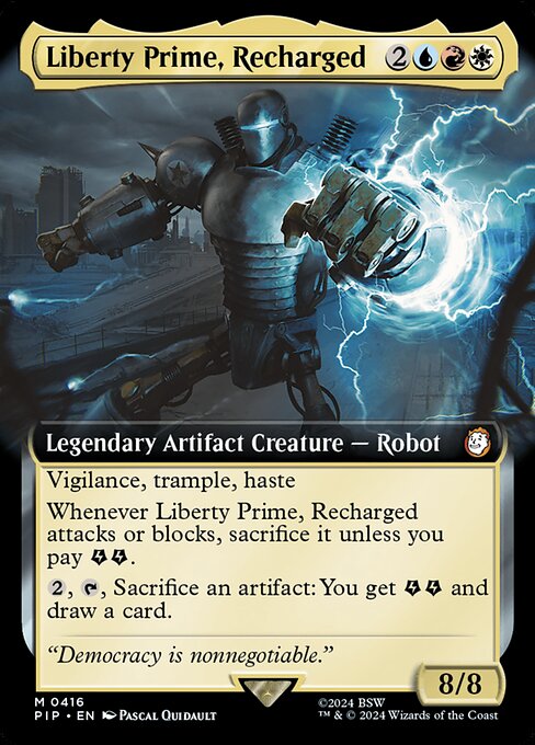 Liberty Prime, Recharged - Foil
