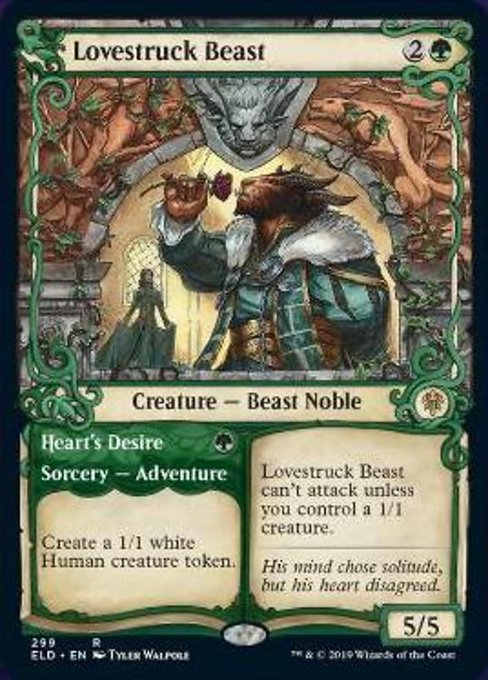 Lovestruck Beast // Heart's Desire - Foil
