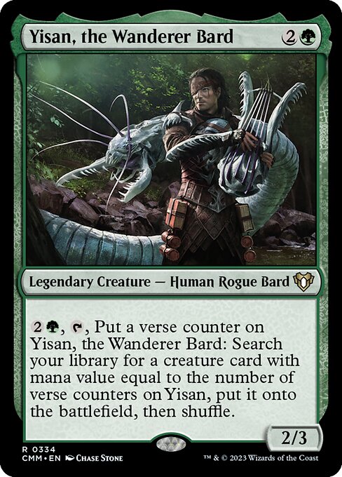 Yisan, the Wanderer Bard - Foil