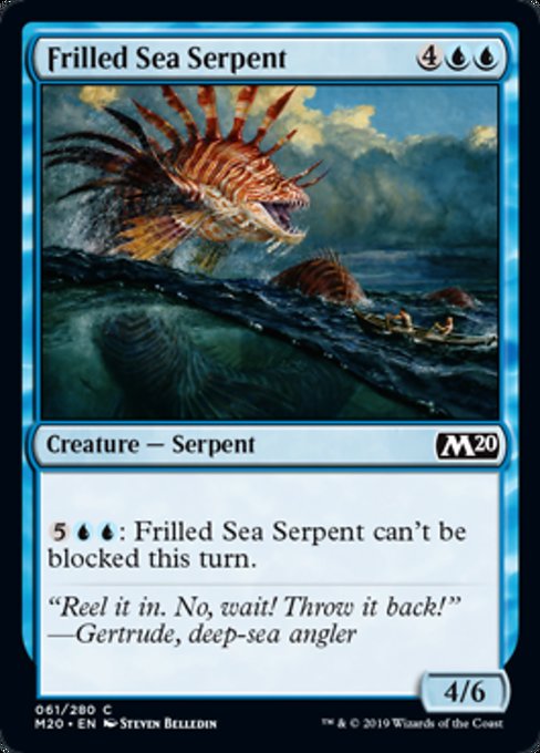 Frilled Sea Serpent - Foil