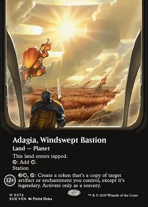 Adagia, Windswept Bastion - Galaxy Foil