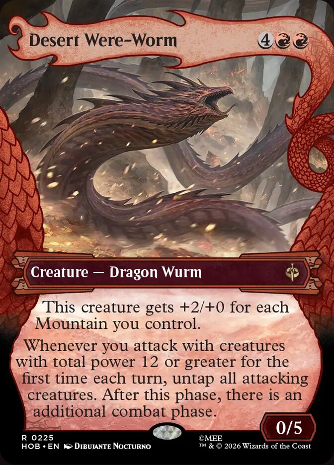 Desert Were-Worm - Foil
