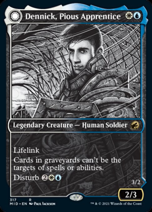 Dennick, Pious Apprentice // Dennick, Pious Apparition - Foil