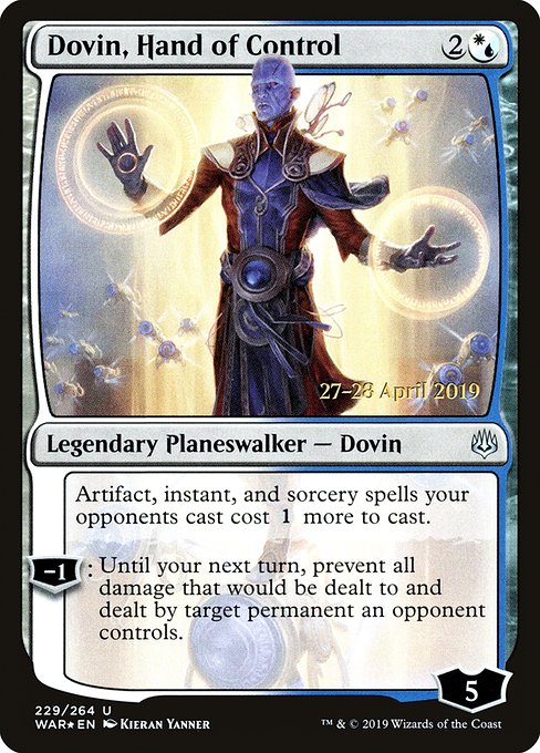 Dovin, Hand of Control - Foil - Prerelease Promo