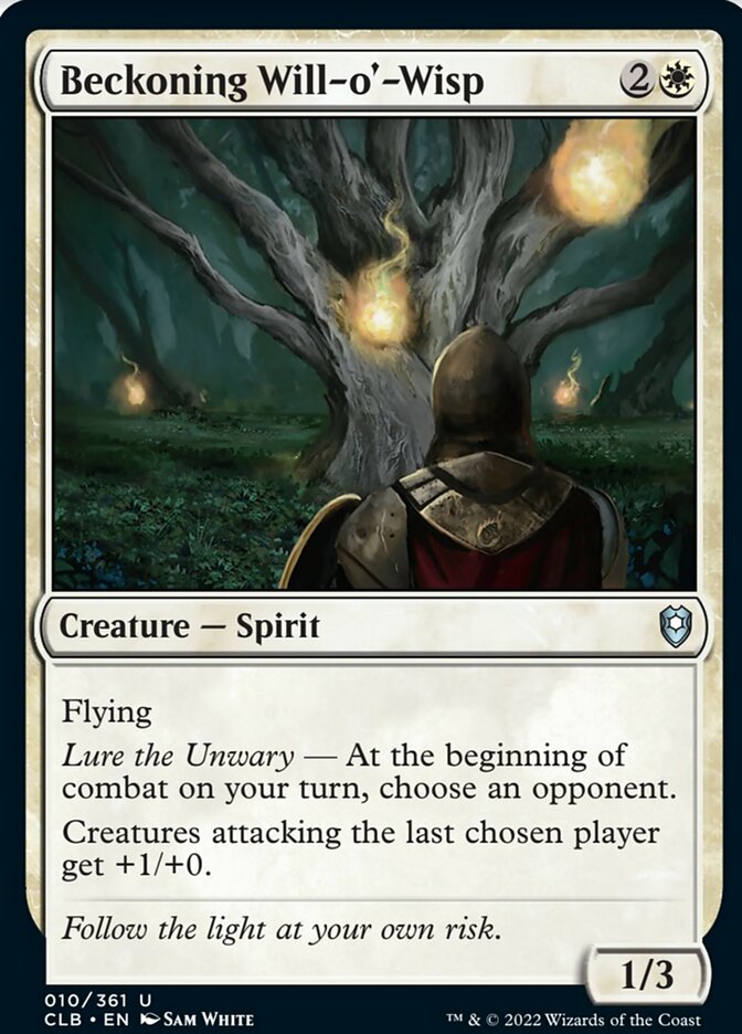 Beckoning Will-o'-Wisp - Foil