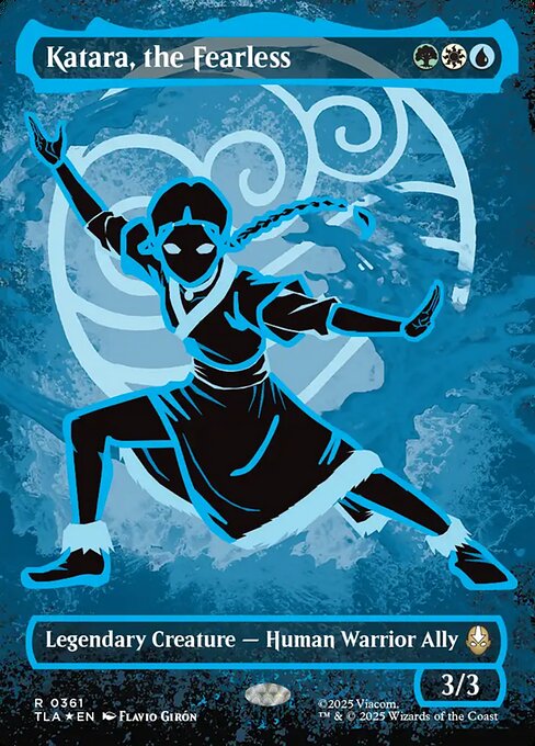 Katara, the Fearless - Foil - Neon Ink - Foil