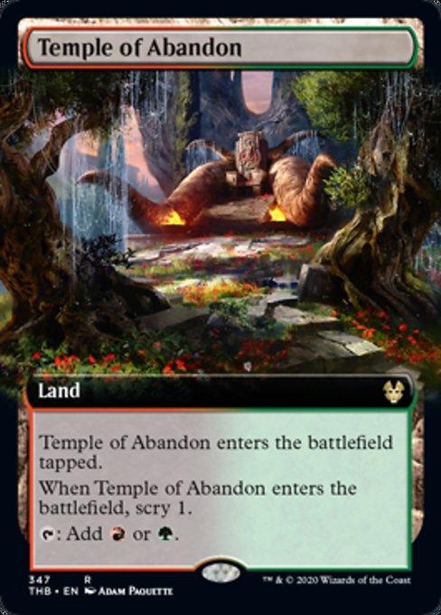 Temple of Abandon - Foil