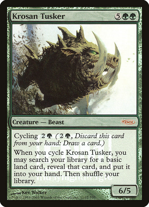 Krosan Tusker - Foil - FNM Promo