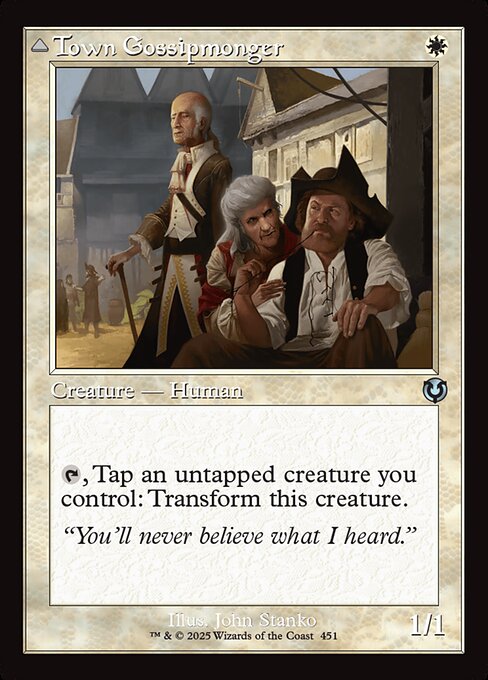 Town Gossipmonger - Foil