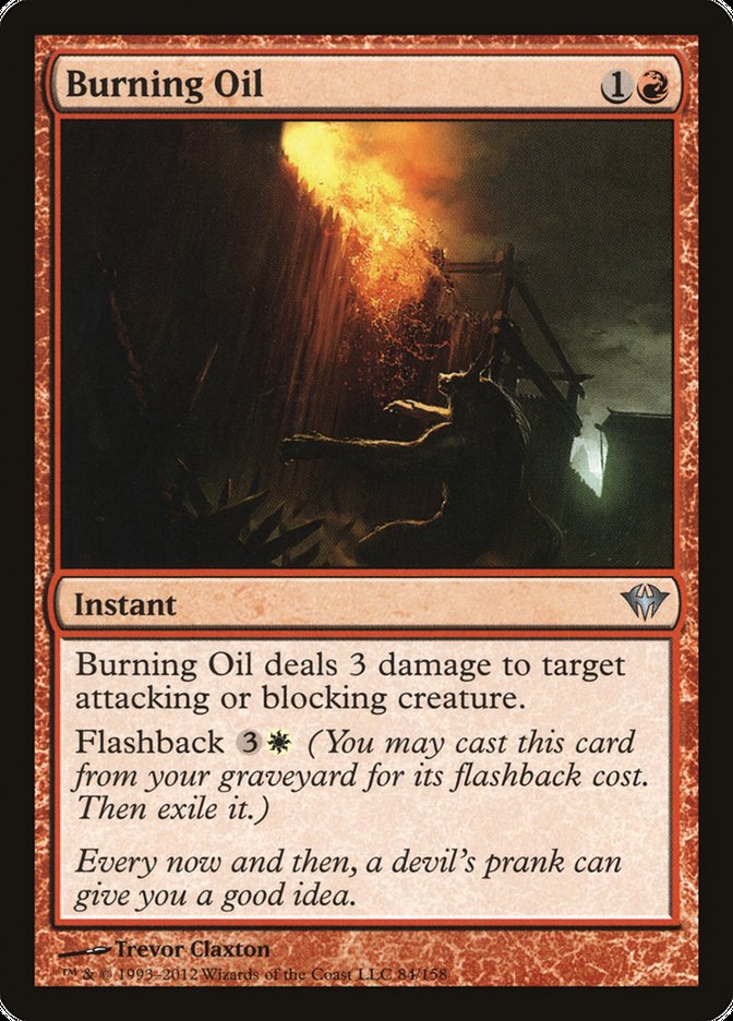 Burning Oil - Foil