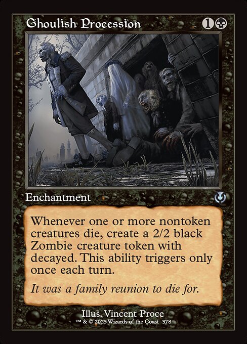 Ghoulish Procession - Foil