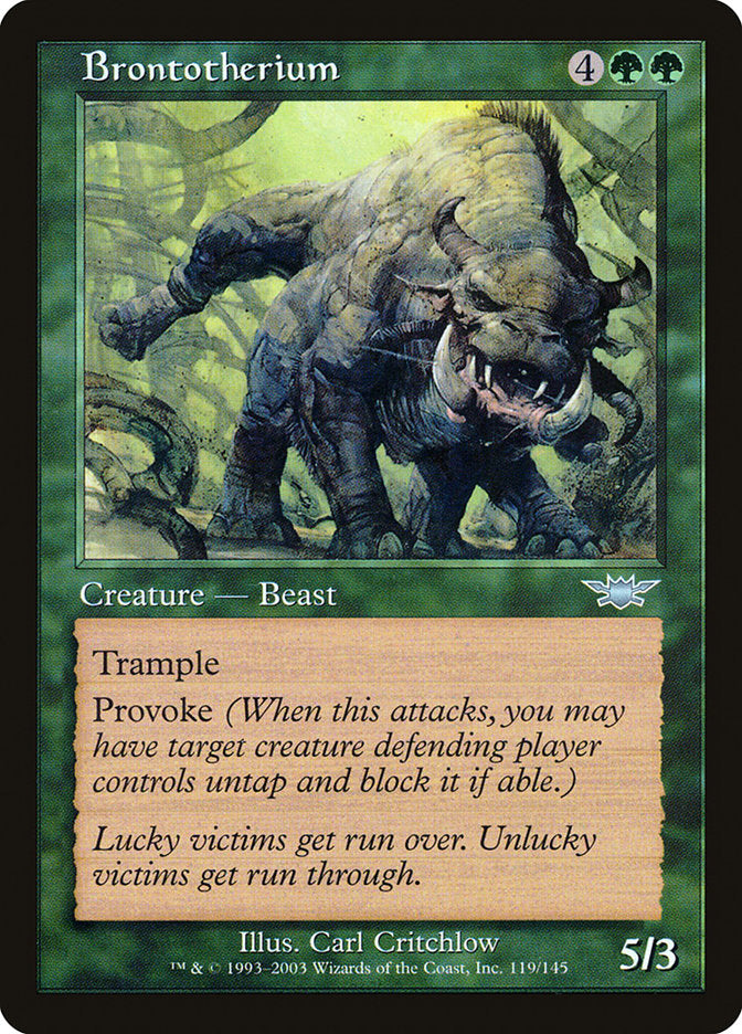 Brontotherium - Foil