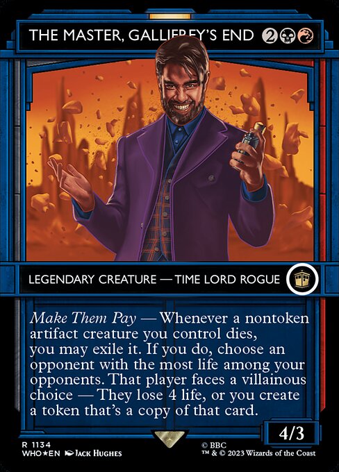 The Master, Gallifrey's End - Surge Foil
