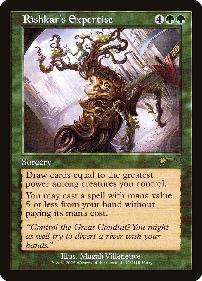 Rishkar's Expertise - Commander Party Promo