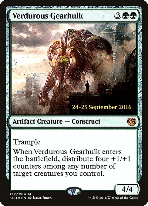 Verdurous Gearhulk - Foil - Prerelease Promo