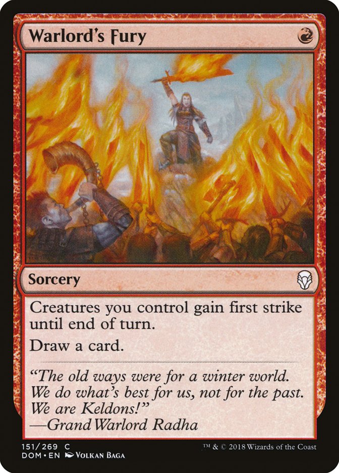 Warlord's Fury - Foil